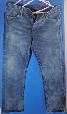 Levi's 504 Men's Jeans 36x32 Blue Regular Straight Leg Classic Cotton Denim
